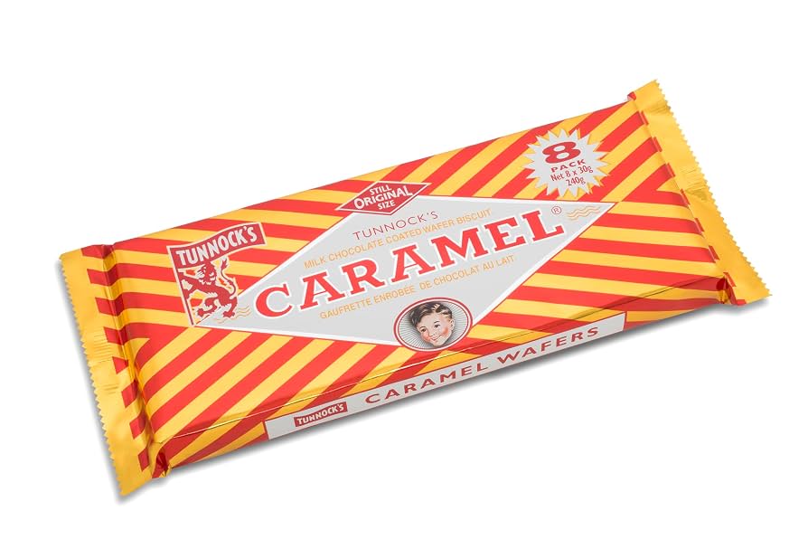 Tunnock's 8 Pack Caramel Wafers