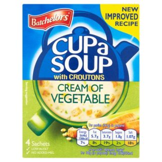 Batchelors Cup a Soup Cream of Vegetables Croutons 120g - 4 portions