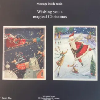 WHIMISICAL SANTA LUXURY CARDS 15PK